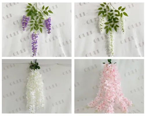 Où acheter des glycines artificielles (options de décoration de volume et de mariage bon marché)