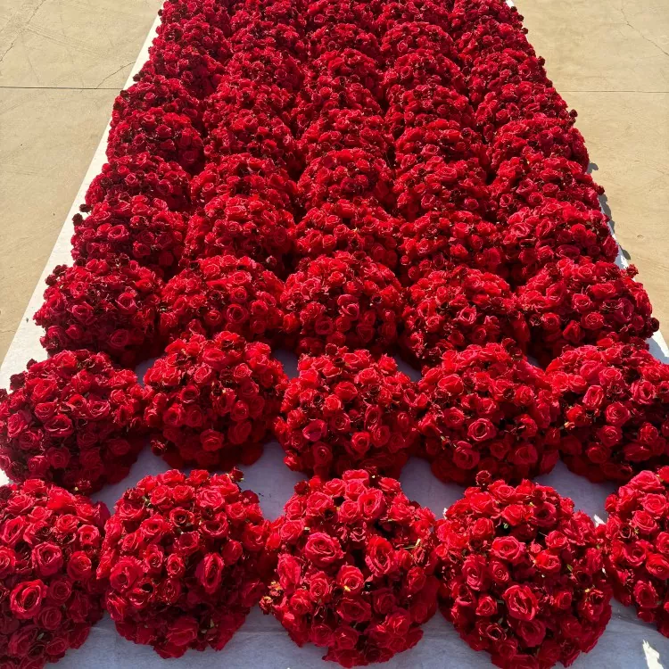 Balle de fleurs artificielles