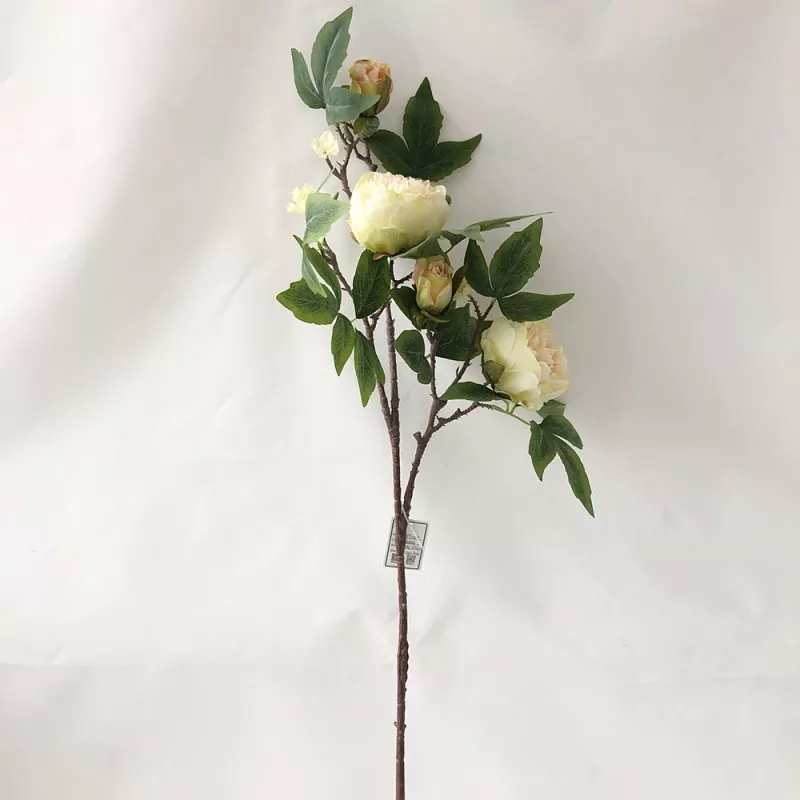 Fleurs de soie de pivoine artificielle