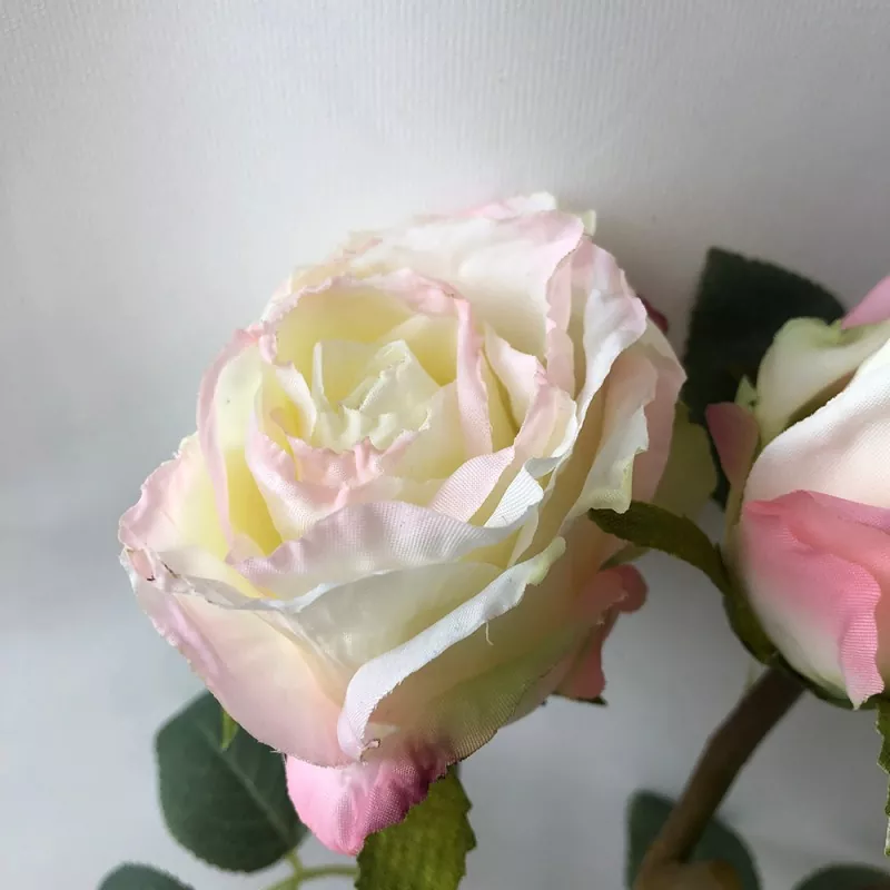 Spray rose artificiel