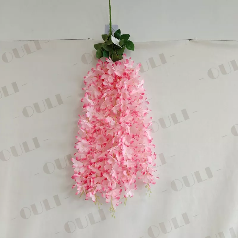 fake wisteria hanging flowers