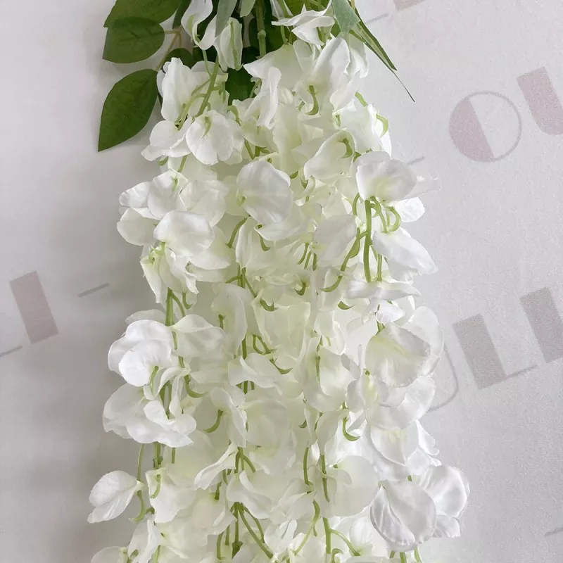 fake wisteria flowers